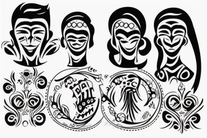 Dad mom and brother tattoo idea