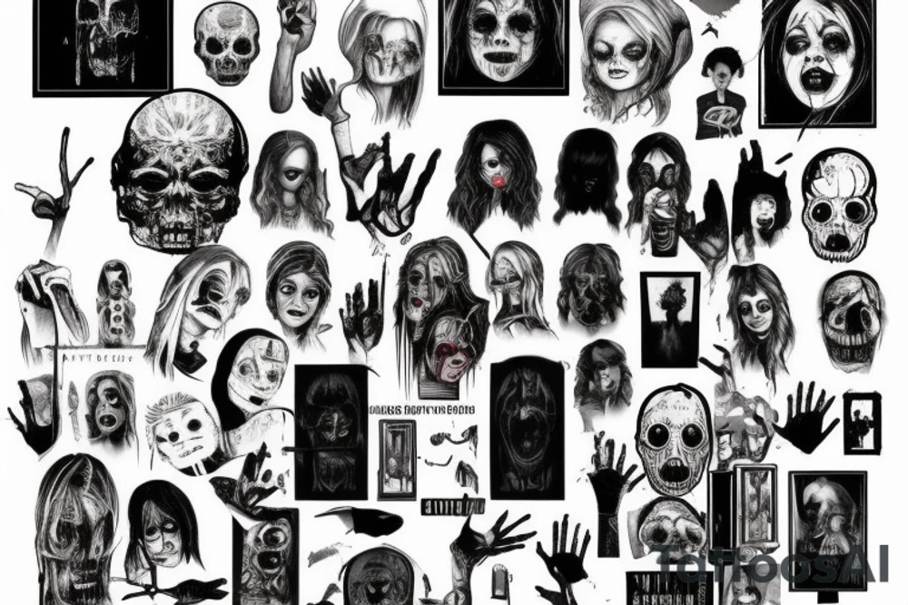 I'm livin' in a horror film
Whеre I'm both the killer and the final girl tattoo idea