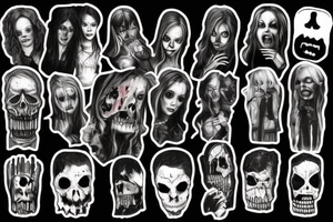 I'm livin' in a horror film
Whеre I'm both the killer and the final girl tattoo idea
