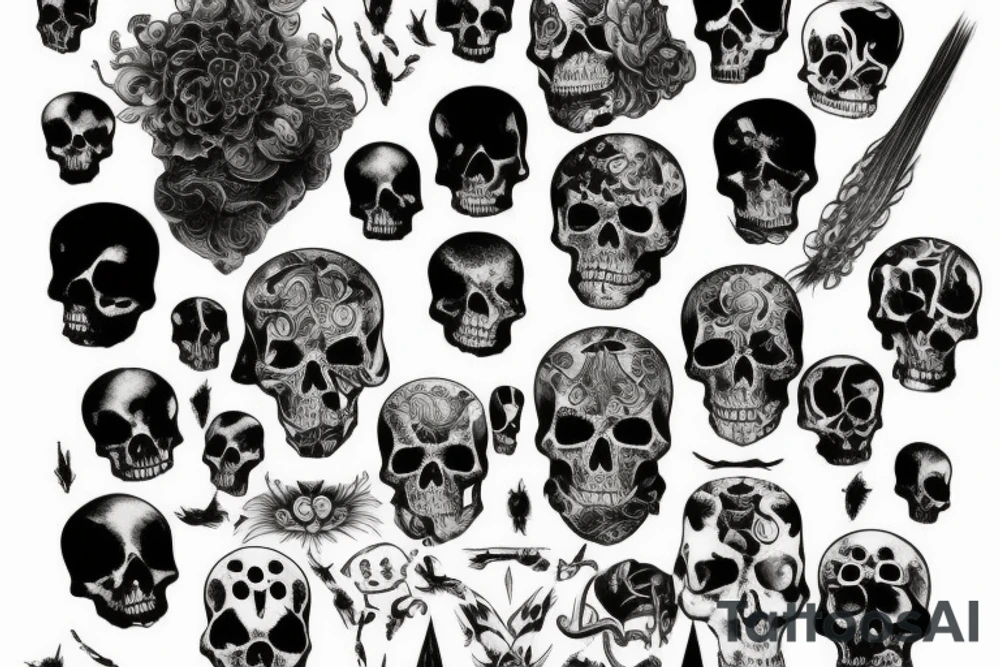 Death is imminent, life is impermanent tattoo idea