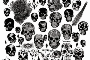 Death is imminent, life is impermanent tattoo idea