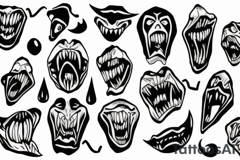 Scream tattoo idea