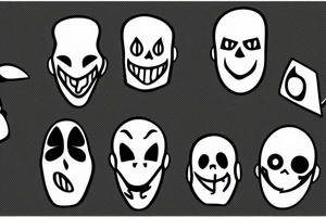 Ghost Face mask tattoo idea