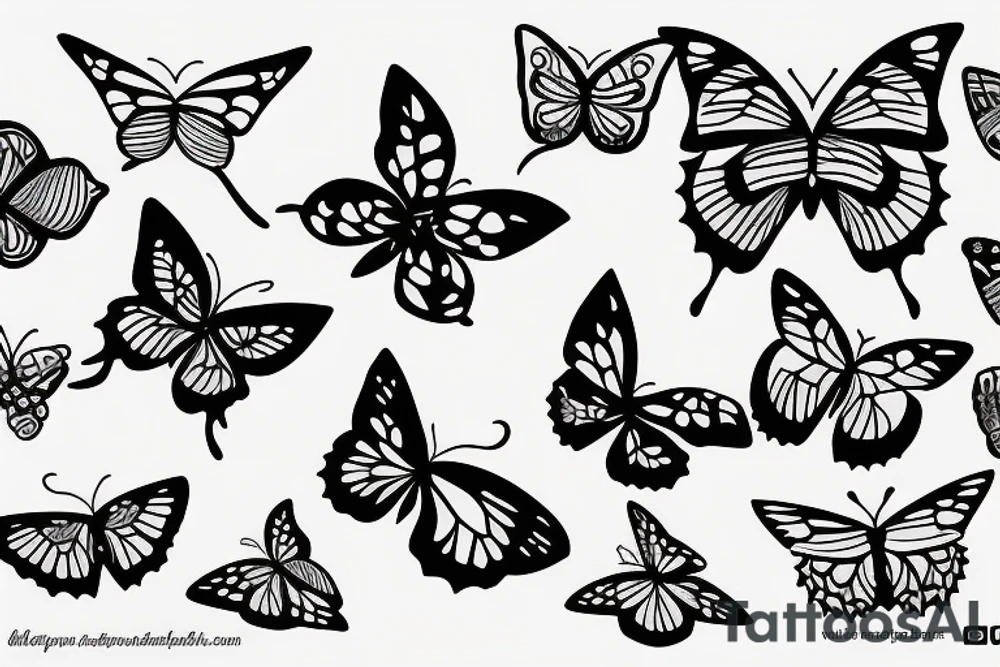 butterfly tattoo idea