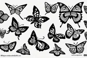 butterfly tattoo idea