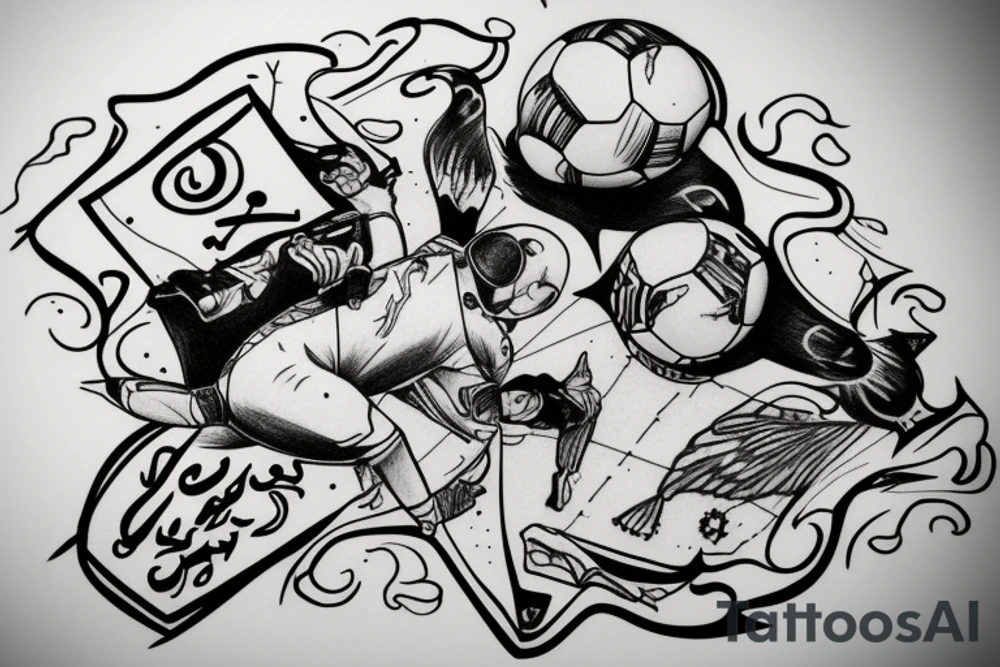 Skydiving, Persian, soccer, f1 tattoo idea