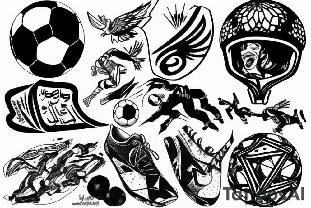Skydiving, Persian, soccer, f1 tattoo idea