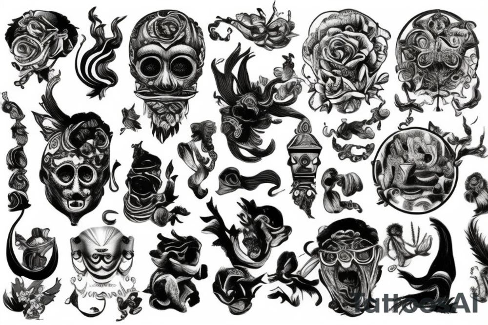 Old Italian culture tattoo idea