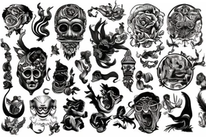 Old Italian culture tattoo idea