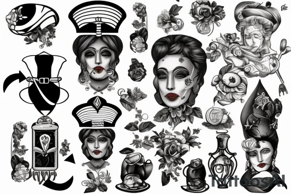 Old Italian culture tattoo idea