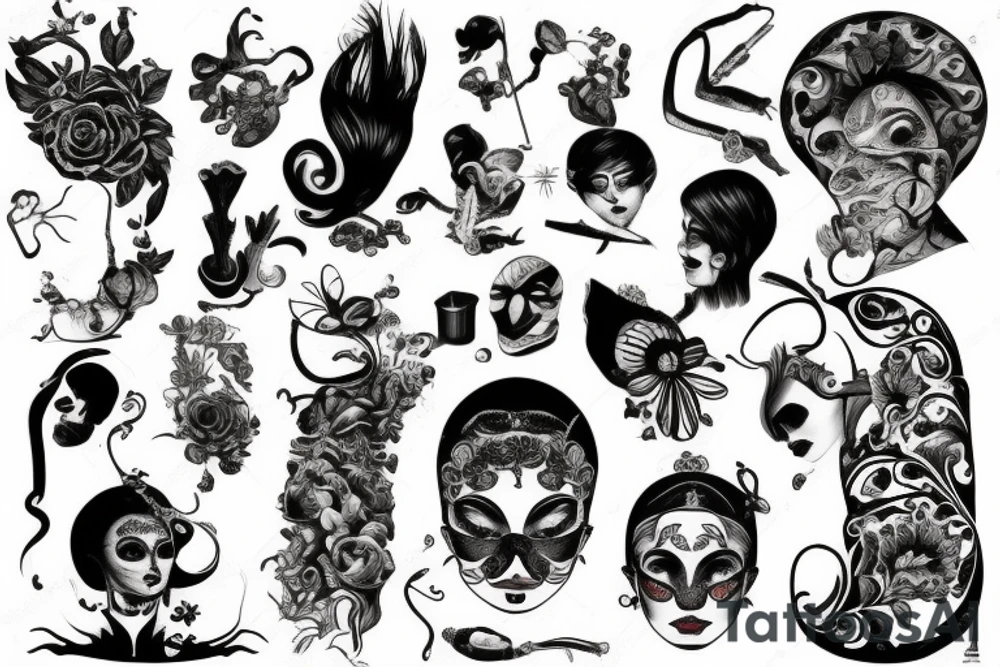 Old Italian culture tattoo idea