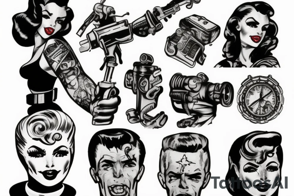 Fallout pinup girl tattoo idea