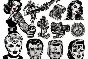 Fallout pinup girl tattoo idea