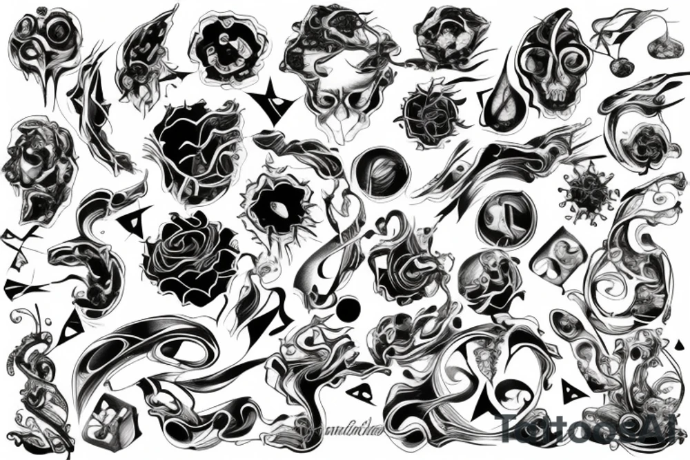 beauty within chaos tattoo idea