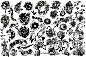 beauty within chaos tattoo idea