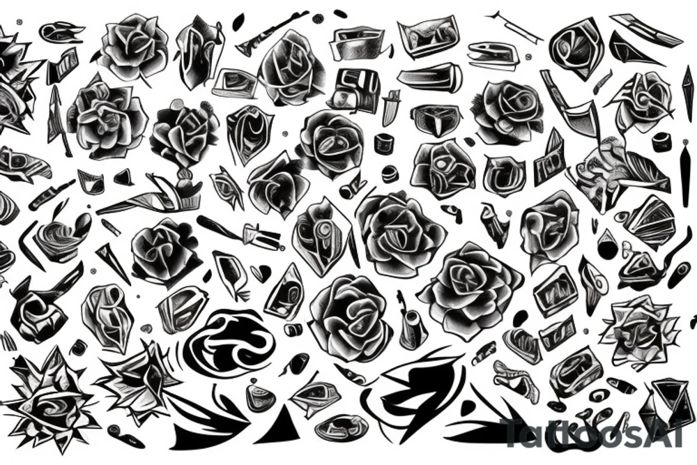 beauty within chaos tattoo idea