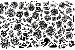 beauty within chaos tattoo idea
