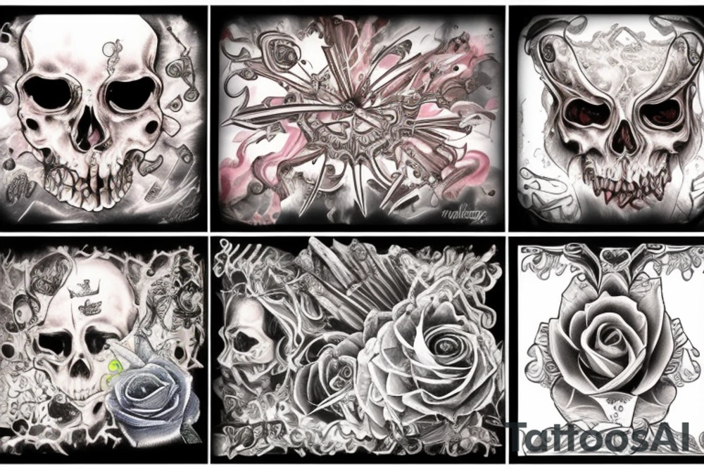 beauty within chaos tattoo idea