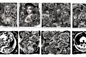 beauty within chaos tattoo idea