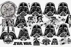 darth vader tattoo idea