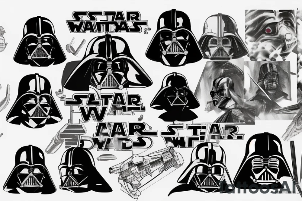 darth vader tattoo idea