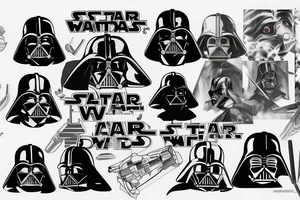 darth vader tattoo idea