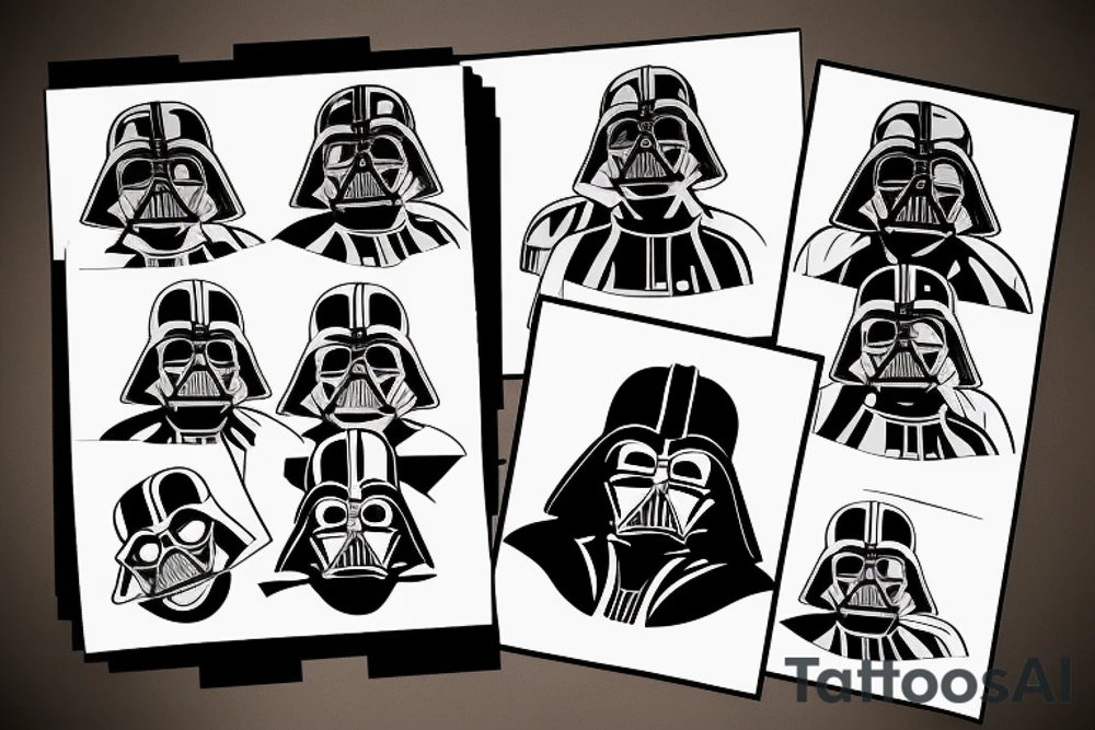 darth vader tattoo idea