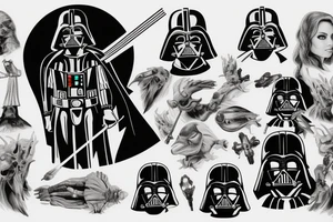 darth vader tattoo idea