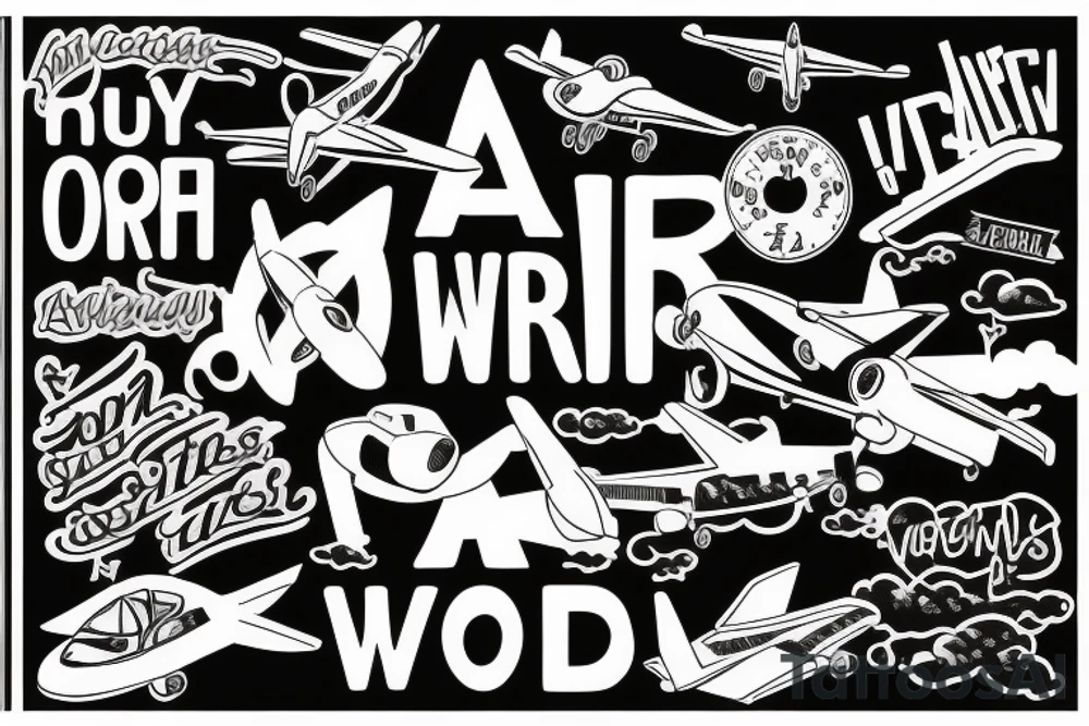 When everything seems to be going against you, remember airplanes take off against the wind tattoo idea
