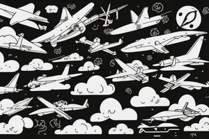 When everything seems to be going against you, remember airplanes take off against the wind tattoo idea