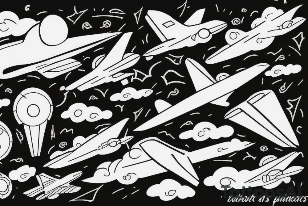 When everything seems to be going against you, remember airplanes take off against the wind tattoo idea