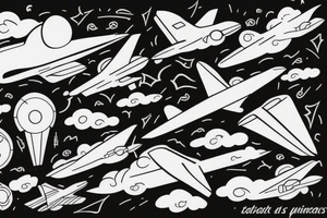 When everything seems to be going against you, remember airplanes take off against the wind tattoo idea