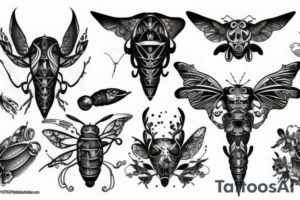 beautiful fly tattoo idea
