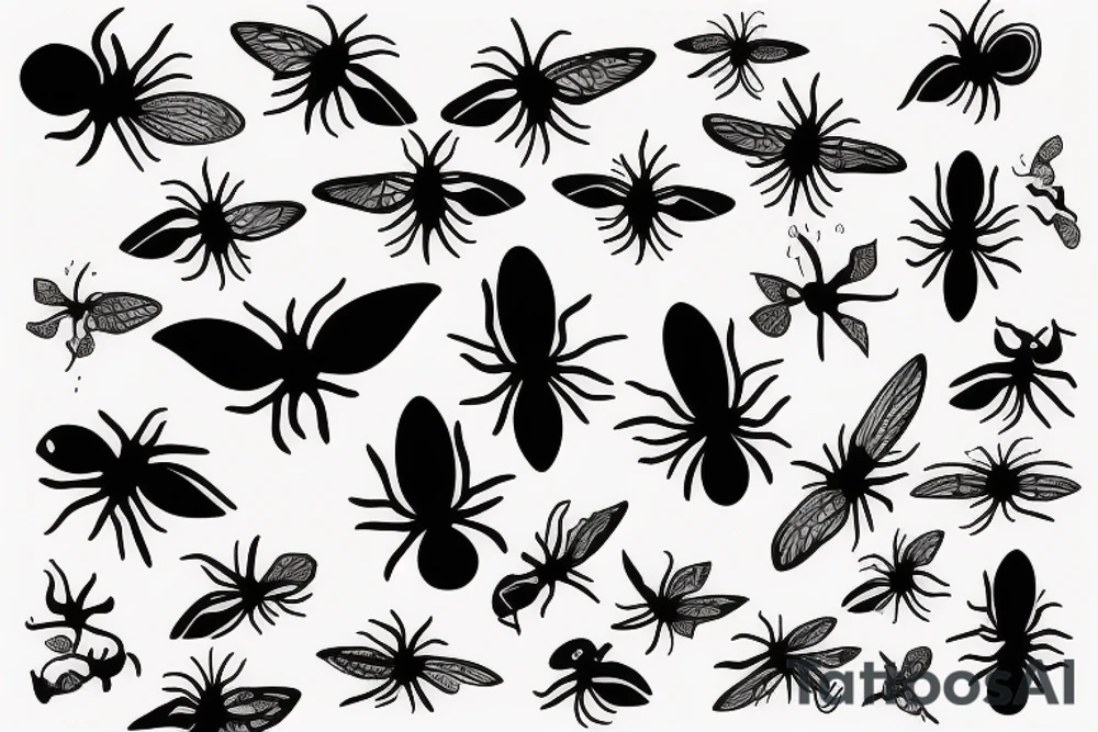 beautiful fly tattoo idea