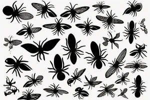 beautiful fly tattoo idea