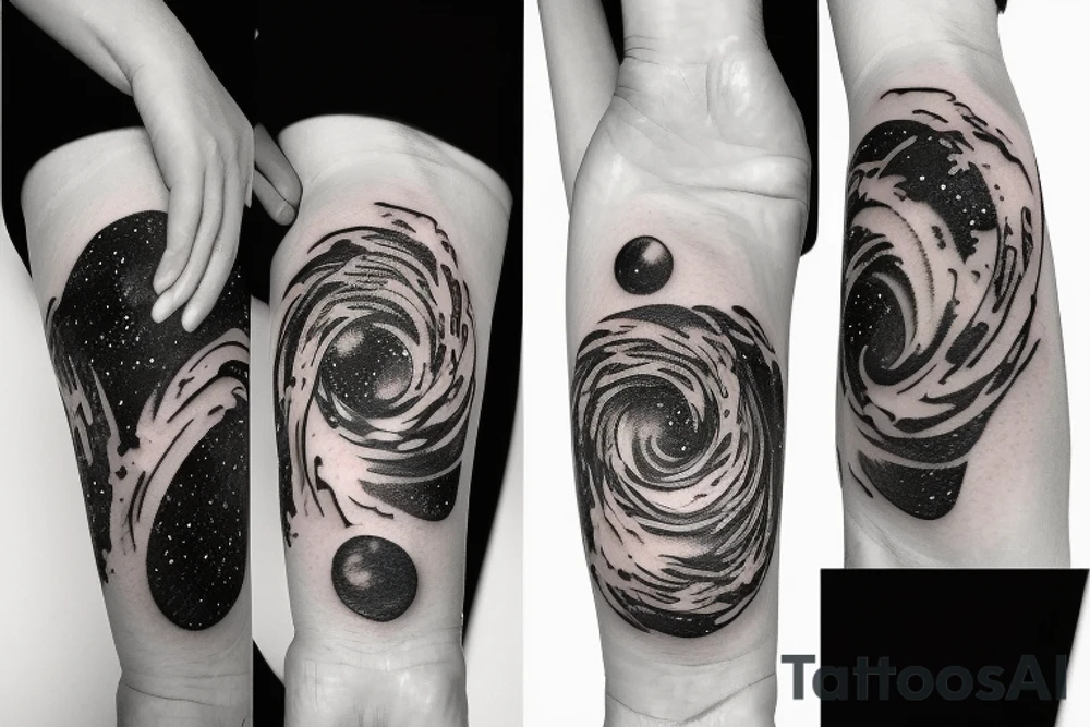 galaxy tattoo idea