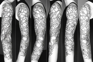 Ivy vine sleeve tattoo idea