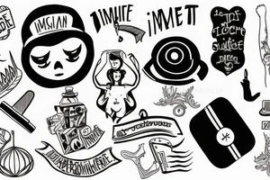 immigrant, suffocate, suitcase tattoo idea
