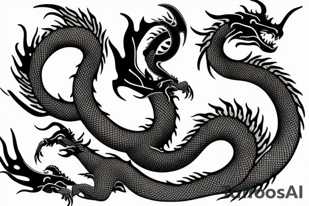 Dragon tattoo idea