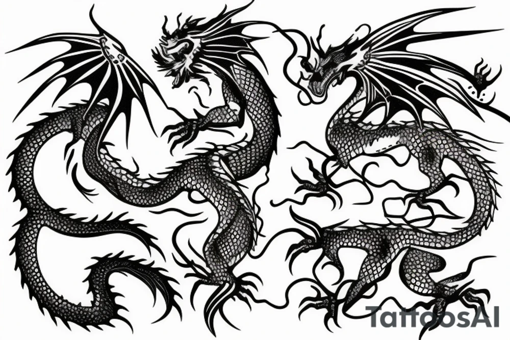 Dragon tattoo idea