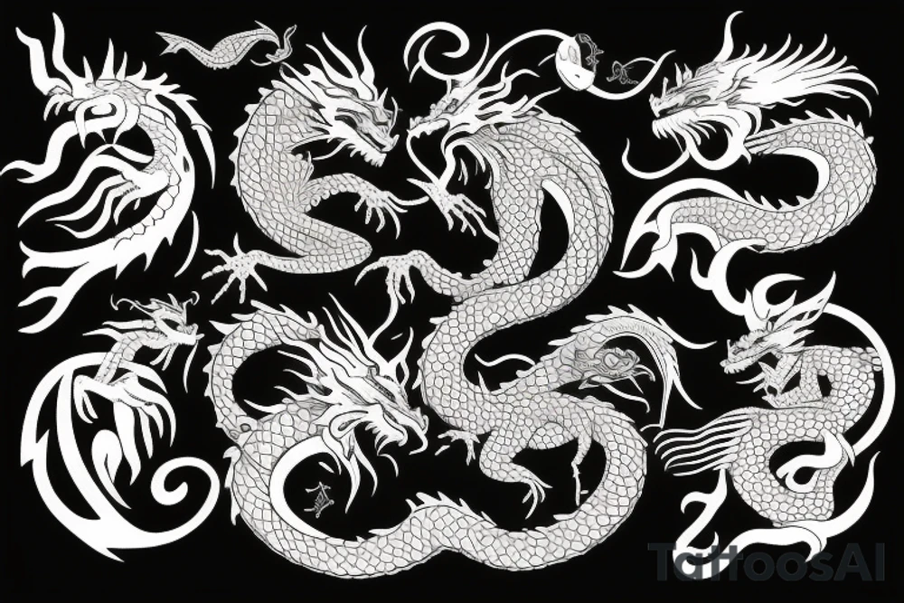Dragon tattoo idea