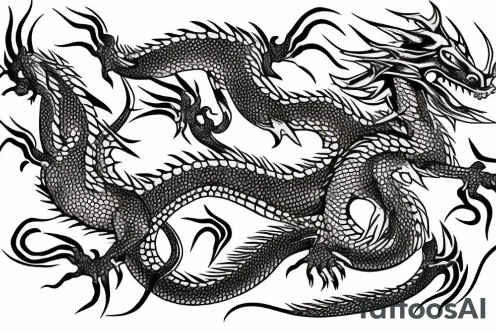 Dragon tattoo idea