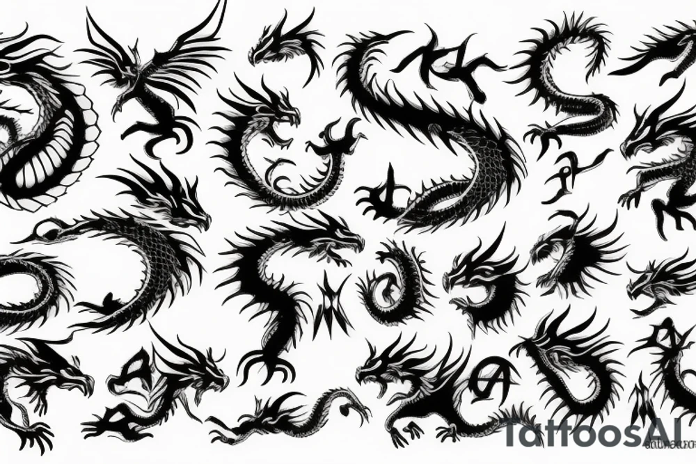Dragon tattoo idea