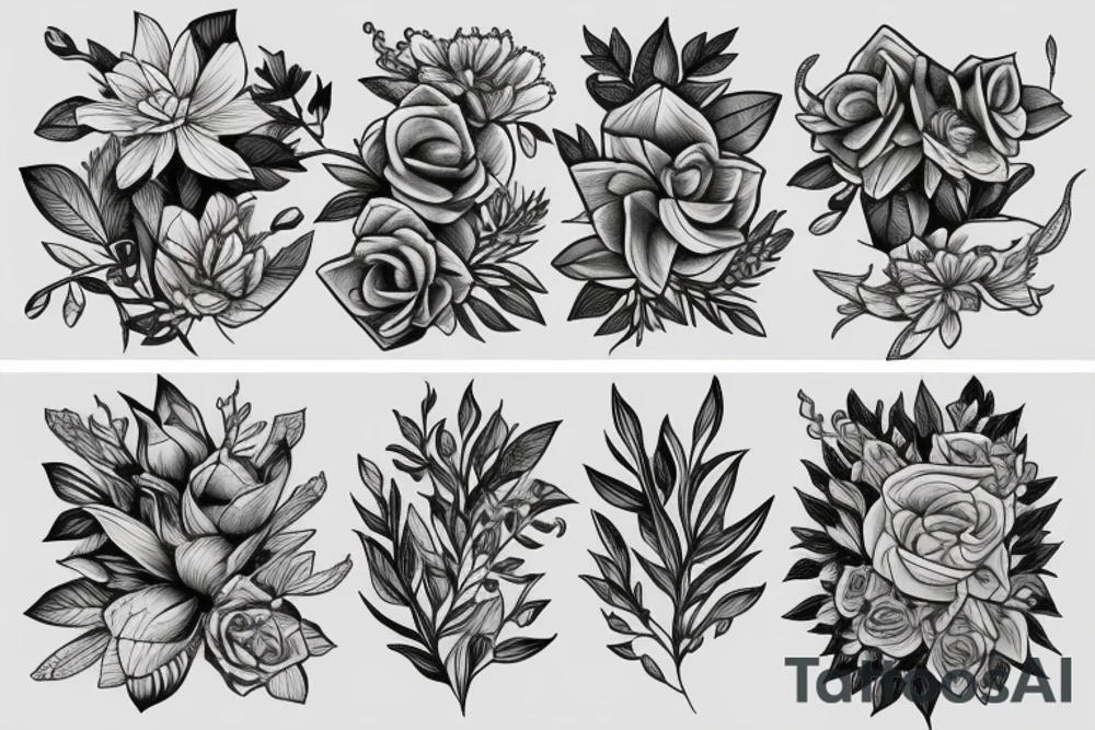 eywa, flowers, plants, trees, botanical, fine line tattoo idea