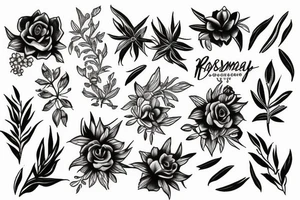 Rosemary tattoo idea