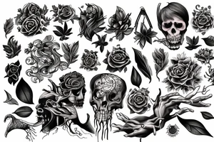 Pain and growth tattoo idea
