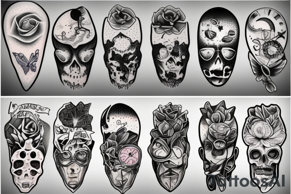Pain and growth tattoo idea