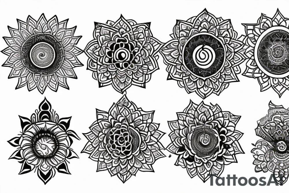 Sudarshan chakra and ganda tattoo idea