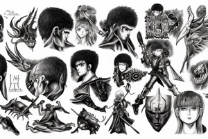 berserk manga beherit tattoo idea