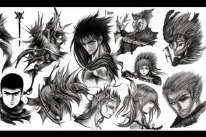 berserk manga beherit tattoo idea